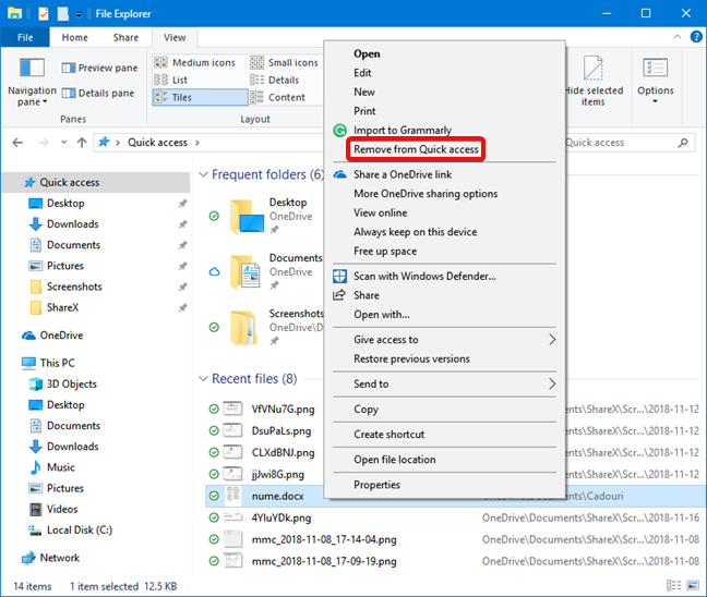 Clear Recent Files In Windows 10 And Stop Showing Frequent Folders