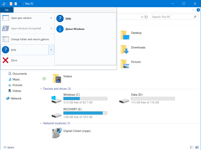 Finding information About Windows