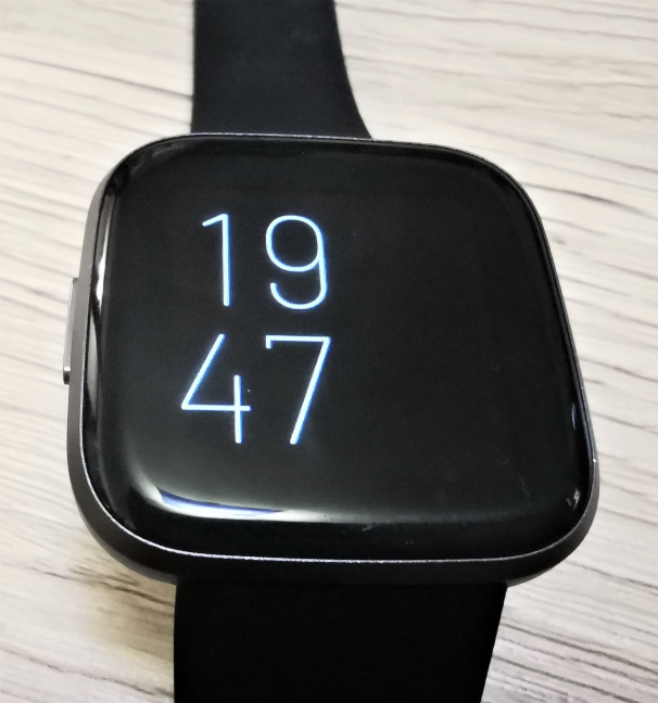 The display on the Fitbit Versa 2