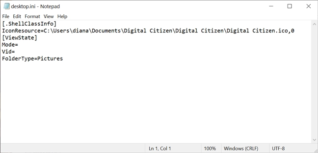 You can find the path to the folder icon inside the desktop.ini file