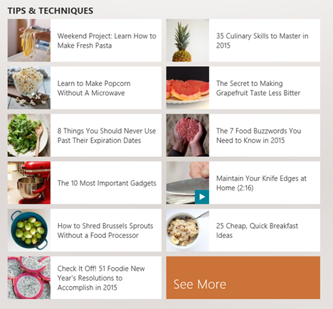 Windows 8.1, Food & Drink, recipes, wines, cocktails, cooking
