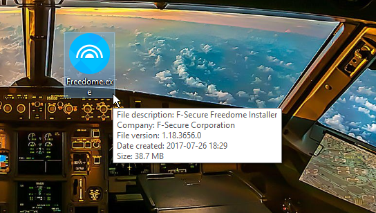F-Secure Freedome, VPN, Windows