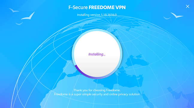 F-Secure Freedome, VPN, Windows