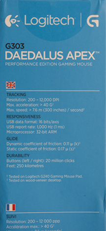 Logitech, G303, Daedalus Apex, Performance Edition, Gaming, Mouse, review