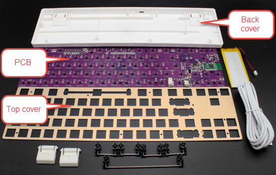 Do it yourself mechanical keyboard kit: the components of a keyboard