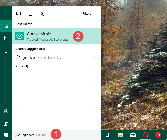 where is groove music located