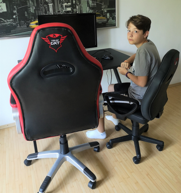 TRUST Scrivania Gaming Ergonomica Dominus GXT 711 Nero - niclick