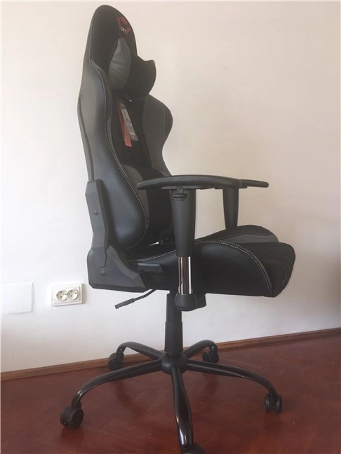 The Trust GXT 707 Resto V2 gaming chair assembled