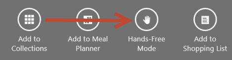 Hands-Free Mode, Windows 8.1, Food & Drink, camera, touchscreen