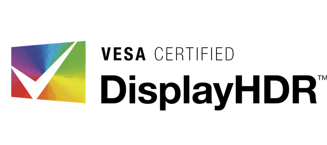 VESA Certified DisplayHDR logo