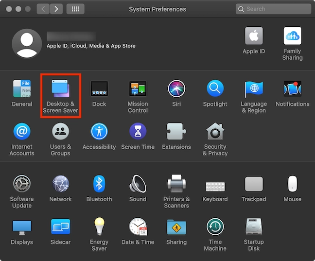 Access Desktop &amp; Screen Saver