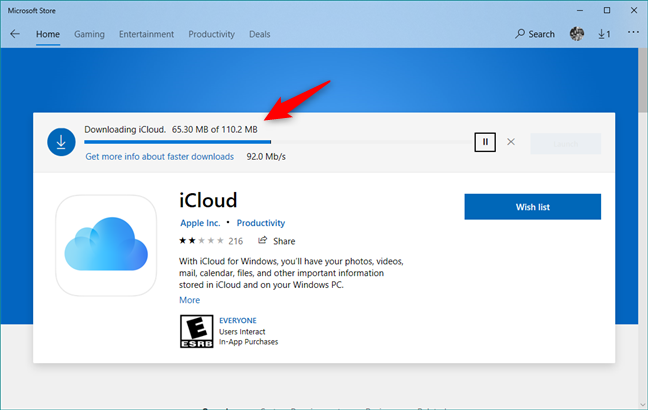 Download iCloud for Windows 10