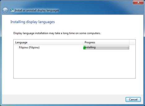 Display Language