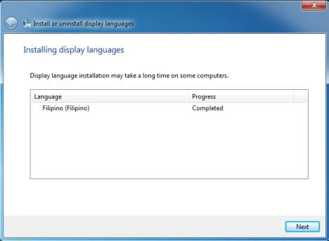 Display Language