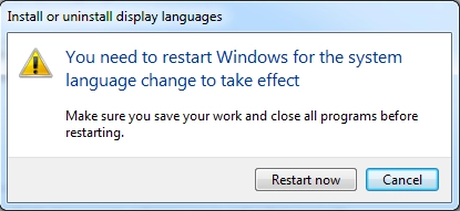 Display Language