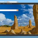 Internet Explorer 10, user interface, buttons, settings, tools