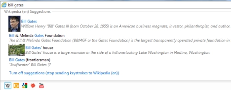Internet Explorer Features