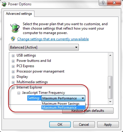 Internet Explorer Features