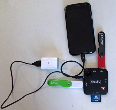 Inateck 3, Ports, USB 2.0, OTG, HUB, Card Reader, Tablets, Phones