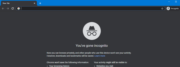 Make InPrivate or Incognito shortcuts for Firefox, Chrome, Edge, Opera, or Internet Explorer