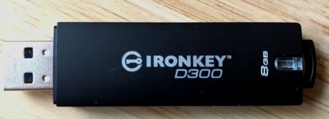 IronKey D300, Kingston, USB, memory, stick, encrypted, drive