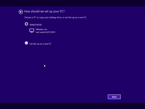 Windows 8.1, RTM, Setup, Installation, Personalization