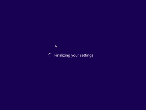 Windows 8 Setup