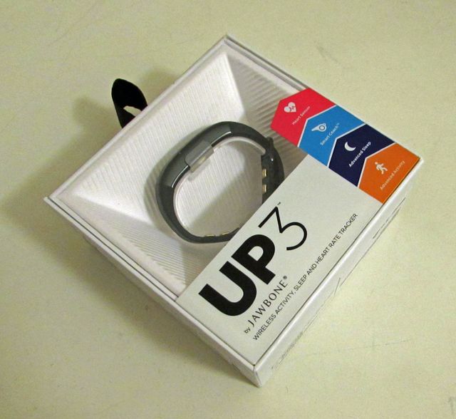 Jawbone UP3, fitness, tracker, band, steps, sleep, heart rate, monitoring, health