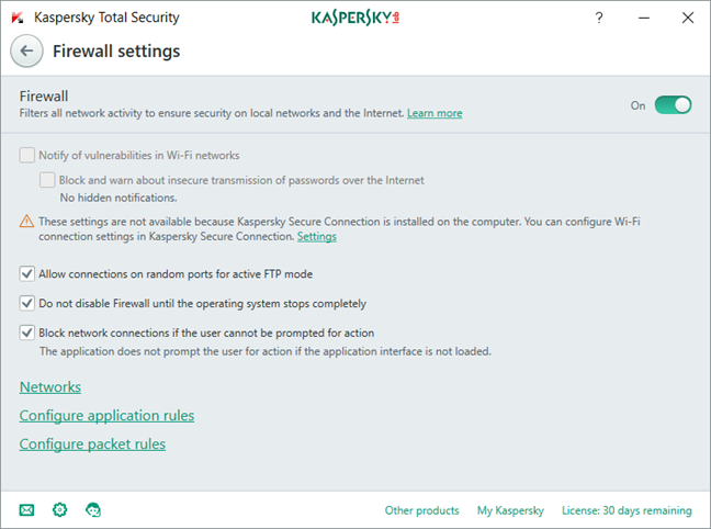 Kaspersky, Total Security, 2018, Internet Security