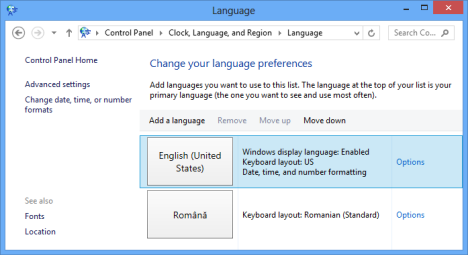 Windows 8, Windows 8.1, Keyboard Input Language, add, remove