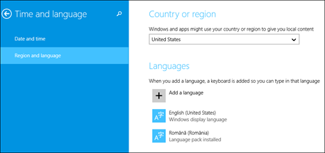 Windows 8, Windows 8.1, Keyboard Input Language, add, remove