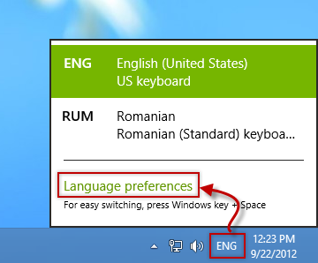 Windows 8, Windows 8.1, Keyboard Input Language, add, remove