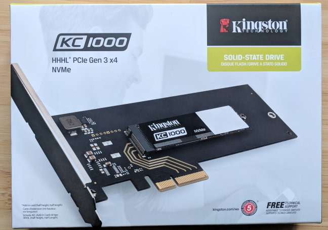 Kingston KC1000, NVMe, SSD