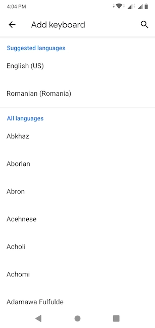 You can scroll to find your language