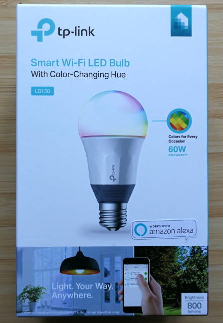 TP-LINK LB130, Smart Bulb, Color Changing Hue, WiFi, LED