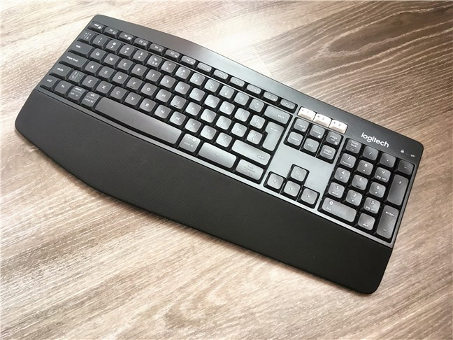 The Logitech K850 Performance keyboard