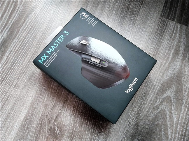 The box of the Logitech MX Master 3 mouse