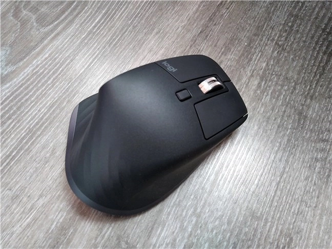 A view of the Logitech MX Master 3 mouse