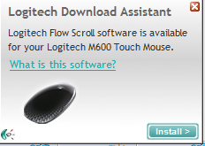 Logitech M600 Touch Mouse