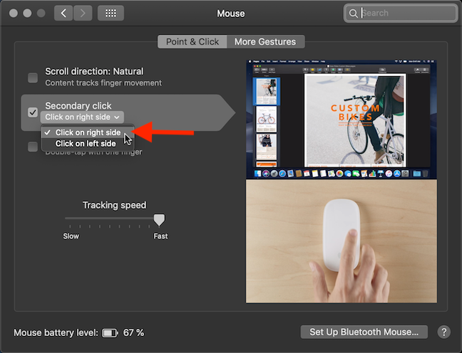 enable right click on mac trackpad