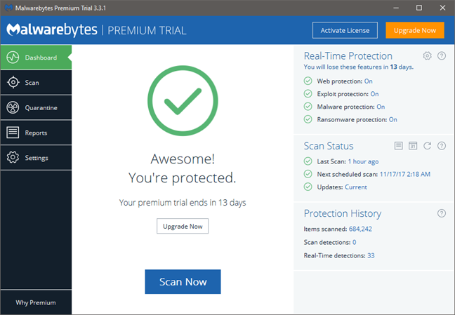 Malwarebytes for Windows Premium