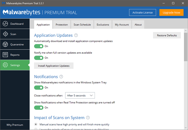 Malwarebytes for Windows Premium