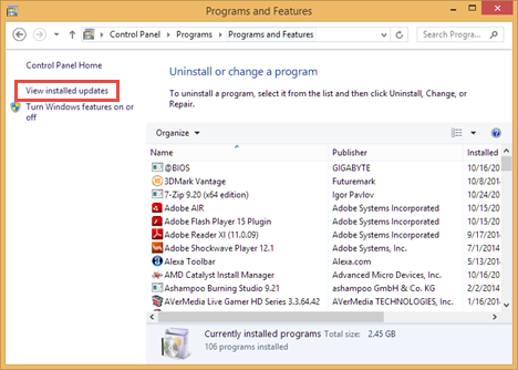 Windows Update, review, updates, hidden, restore