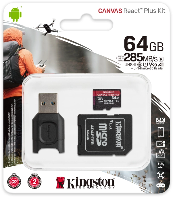 Kingston Canvas React Plus microSD card
