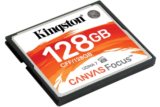 A CompactFlash card