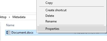 file, metadata, document, picture, Windows, properties