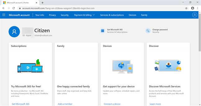 Access everything your new Microsoft account has to offer