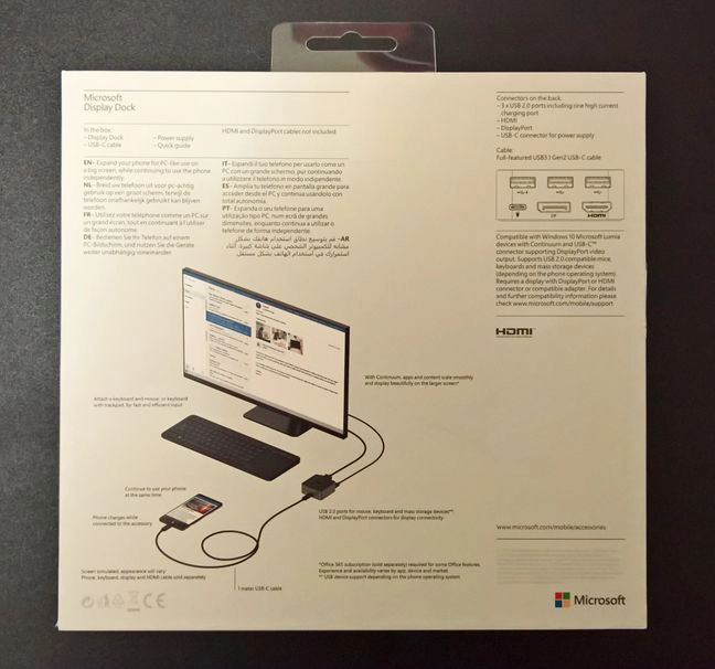 Microsoft Display Dock, Windows 10 Mobile, Continuum, Lumia, smartphone, review