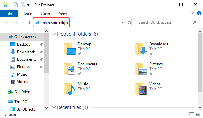 Microsoft Edge Files