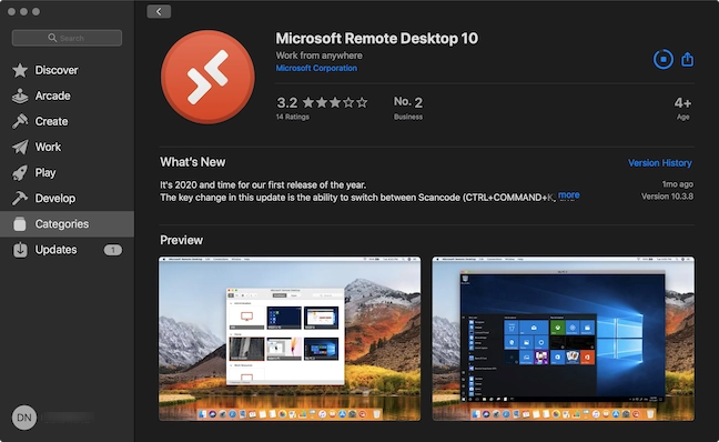 Get Microsoft Remote Desktop 10